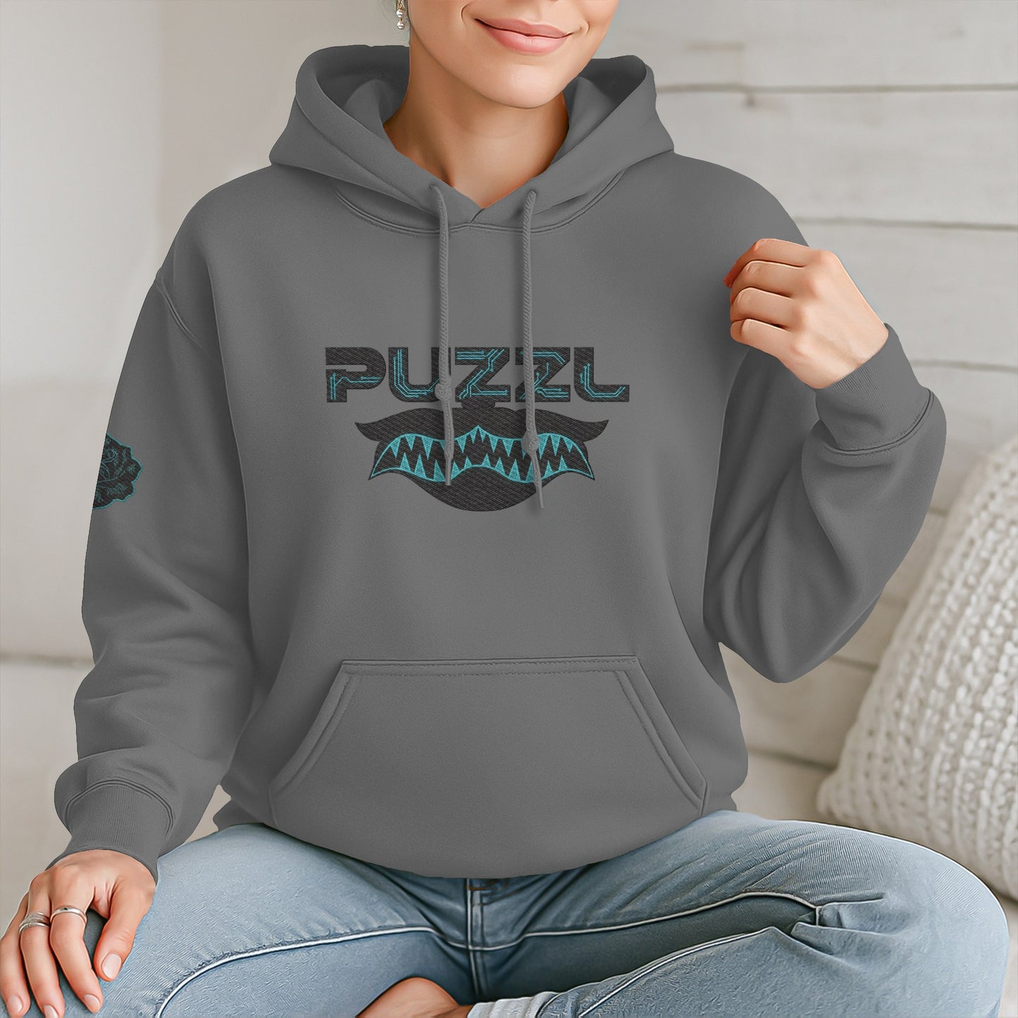 Crazy Cat : Future Tech Rose (Embroidered)